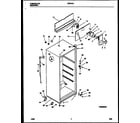 Frigidaire GTN181BL1 cabinet parts diagram