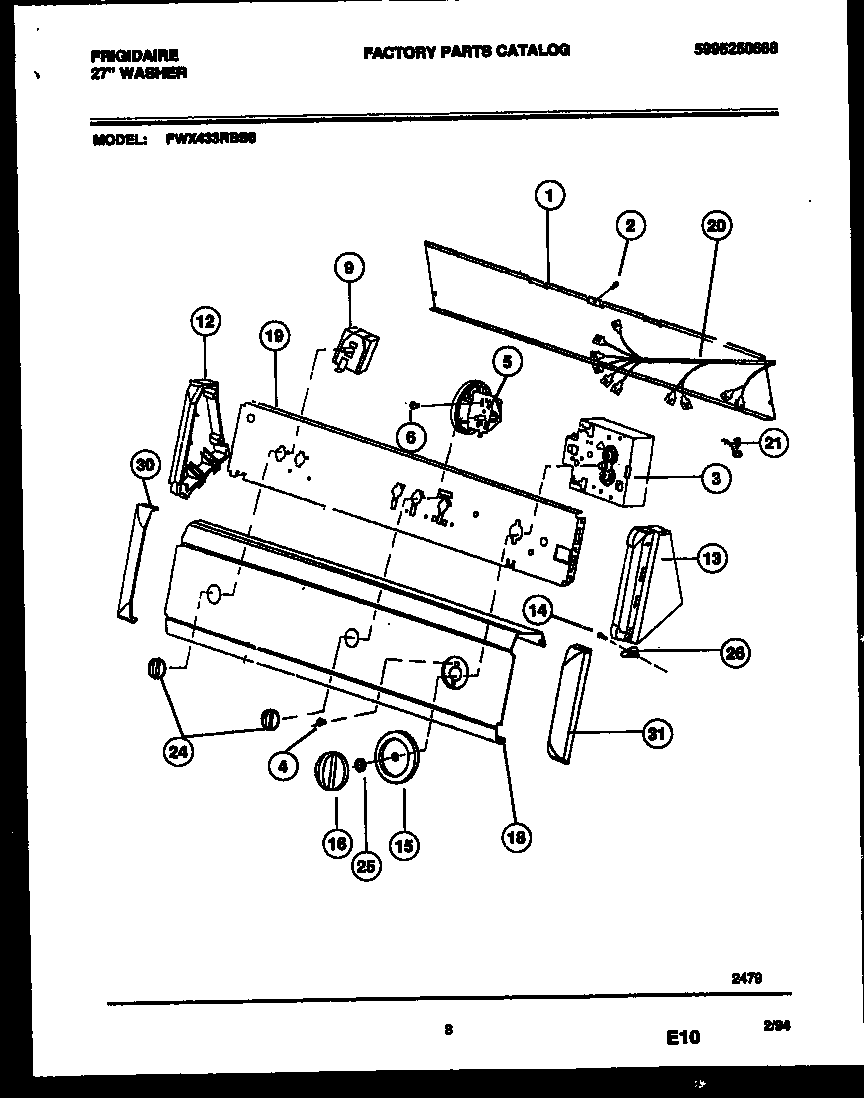 CONSOLE AND CONTROL PARTS