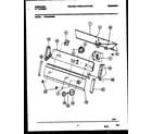 Frigidaire FWX433RBS0 console and control parts diagram