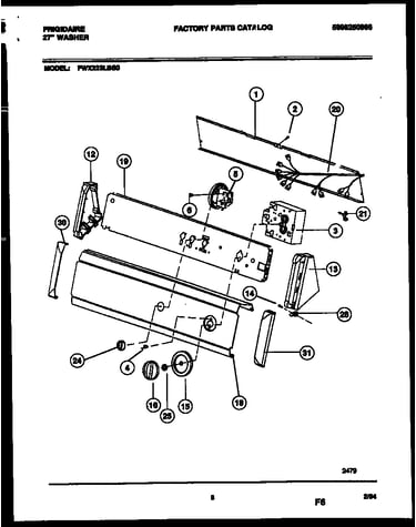 Console and control parts