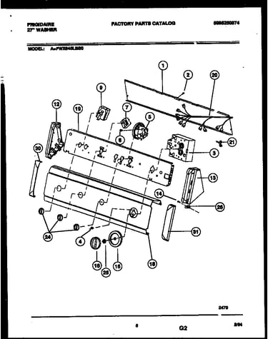 Console and control parts
