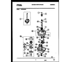 Frigidaire FWX645DBW0 transmission parts diagram