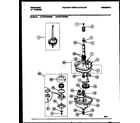 Frigidaire FWX233NBS0 transmission parts diagram