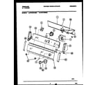 Frigidaire FWX133RBS0 console and control parts diagram