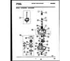 Frigidaire FWX445NBS0 transmission parts diagram