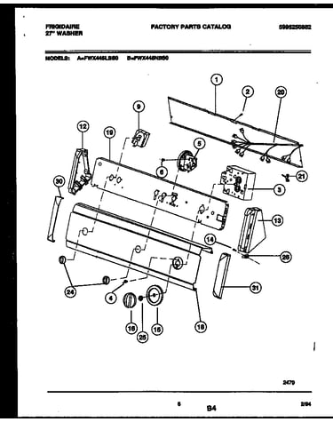 Console and control parts