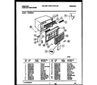 Frigidaire FAS256S2A1 cabinet parts diagram