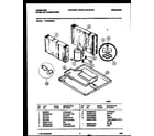 Frigidaire FAS256S2A1 system parts diagram