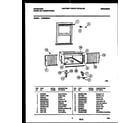 Frigidaire FAS256S2A1 window mounting parts diagram
