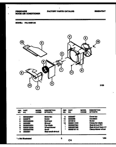 Air handling parts