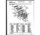 Frigidaire FAS226T2A1 cabinet parts diagram