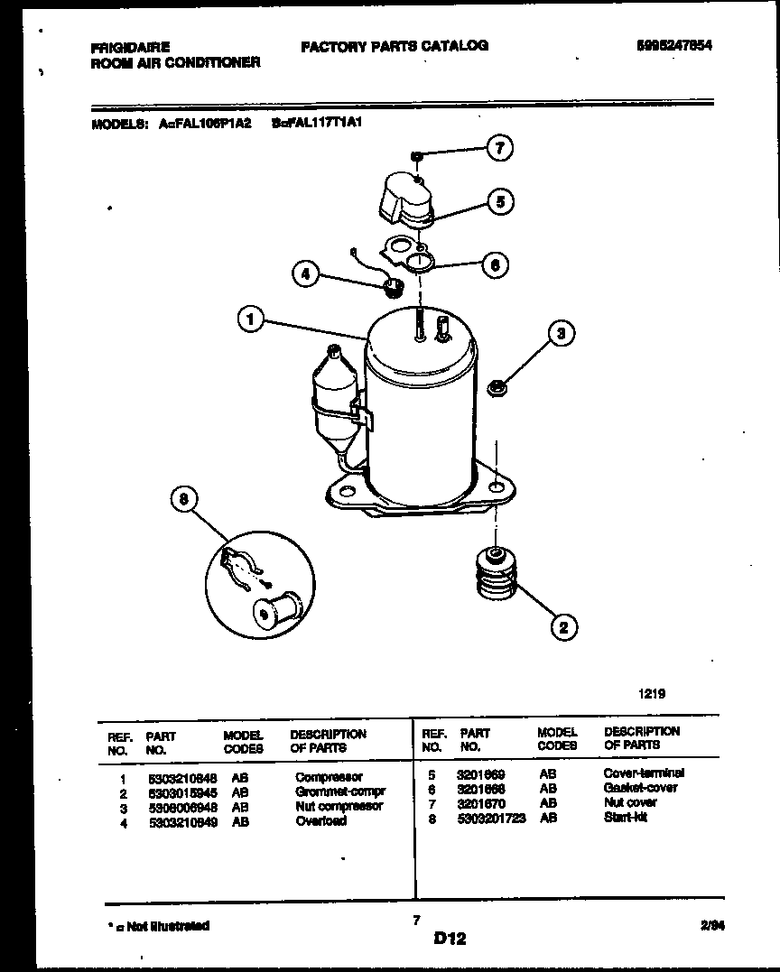 Compressor parts
