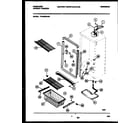Frigidaire FFU20F6AW4 cabinet parts diagram