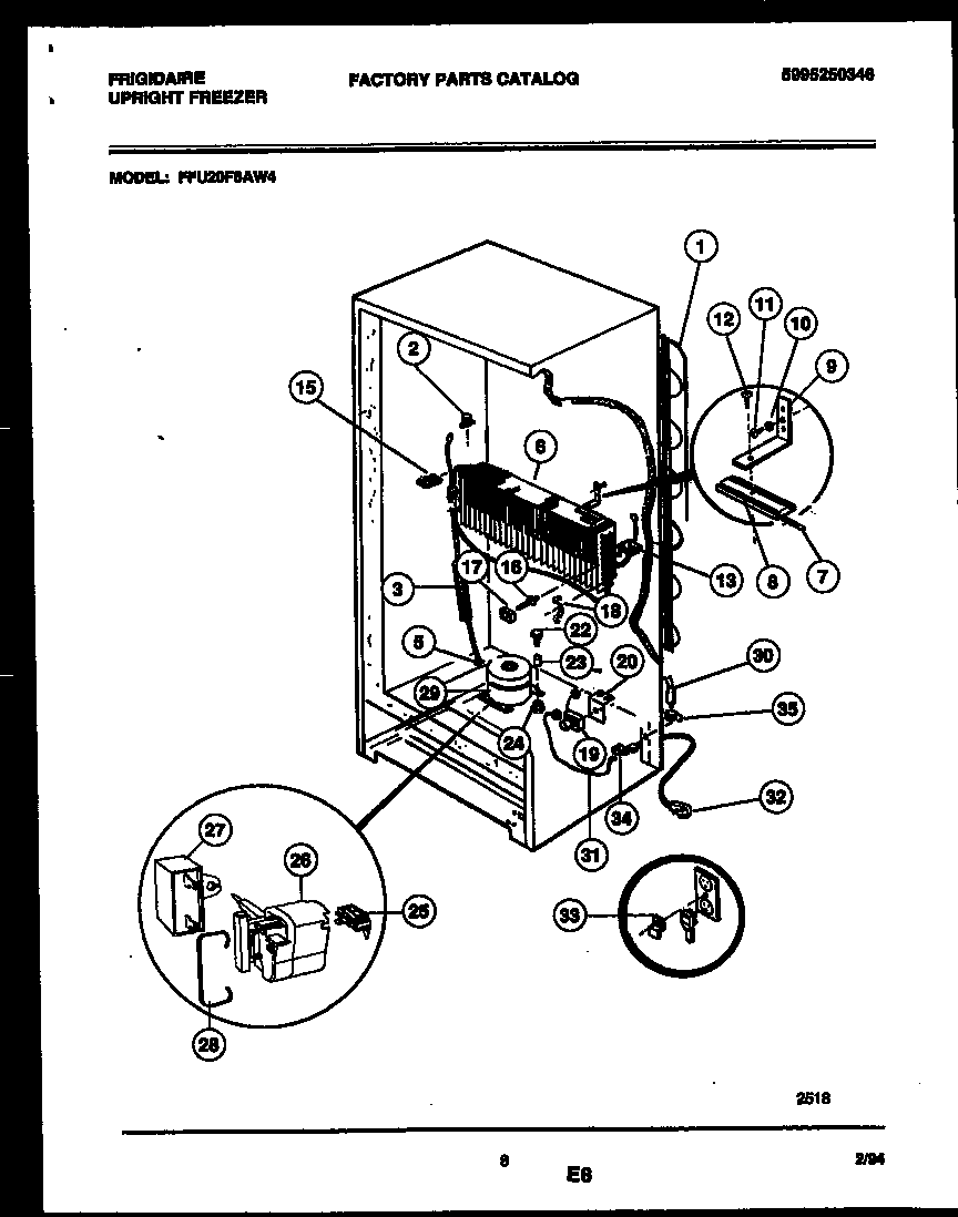 SYSTEM AND AUTOMATIC DEFROST PARTS