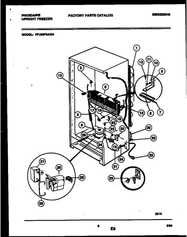 System and automatic defrost parts