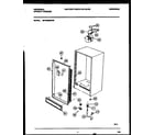 Universal/Multiflex (Frigidaire) MFU09M2BW0 cabinet parts diagram