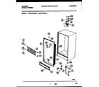 Universal/Multiflex (Frigidaire) MFU21M3BW0 cabinet parts diagram