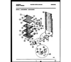 Universal/Multiflex (Frigidaire) MFU21M3BW0 system and electrical parts diagram