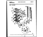 Universal/Multiflex (Frigidaire) MFU17M3BW0 system and electrical parts diagram