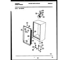 Universal/Multiflex (Frigidaire) MFU12M2BW0 cabinet parts diagram