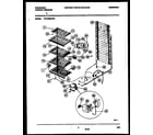 Frigidaire FFU12M4AW5 system and electrical parts diagram