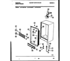 Frigidaire FFU14M7AW4 cabinet parts diagram