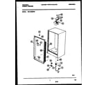 Universal/Multiflex (Frigidaire) MFU12M0BW0 cabinet parts diagram
