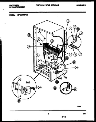 System and automatic defrost parts