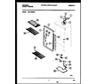 Universal/Multiflex (Frigidaire) MFU16F3BW0 cabinet parts diagram
