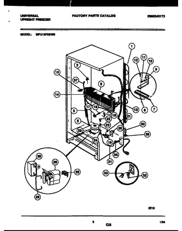 System and automatic defrost parts