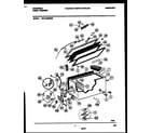 Universal/Multiflex (Frigidaire) MFC15M5BW0 chest freezer parts diagram