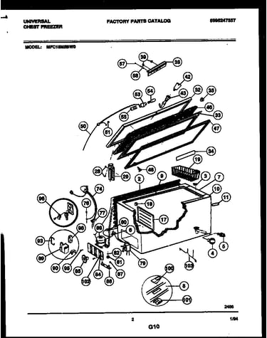 Chest freezer parts