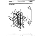Universal/Multiflex (Frigidaire) MFU14F3BW0 door parts diagram