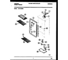 Universal/Multiflex (Frigidaire) MFU14F3BW0 cabinet parts diagram