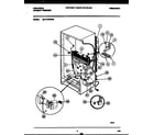 Universal/Multiflex (Frigidaire) MFU14F3BW0 system and electrical parts diagram
