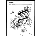 Universal/Multiflex (Frigidaire) MFC13M0BW0 chest freezer parts diagram