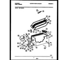 Universal/Multiflex (Frigidaire) MFC13M3BW0 chest freezer parts diagram