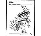 Universal/Multiflex (Frigidaire) MFC23M4BW0 chest freezer parts diagram