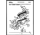 Universal/Multiflex (Frigidaire) MFC20M4BW0 chest freezer parts diagram