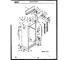 Frigidaire FPGC21TAW0 cabinet parts diagram