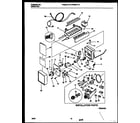 Frigidaire FPGS21TIAL0 ice maker and installation parts diagram