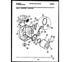 Frigidaire FDE847RBS0 cabinet and component parts diagram