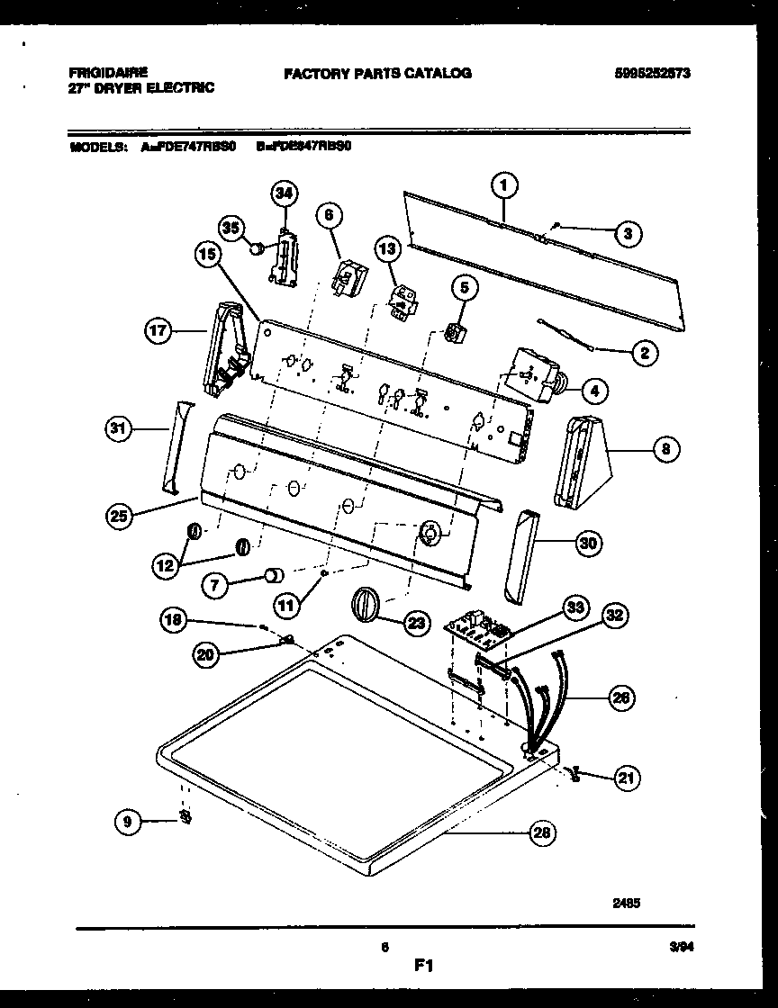 Console and control parts