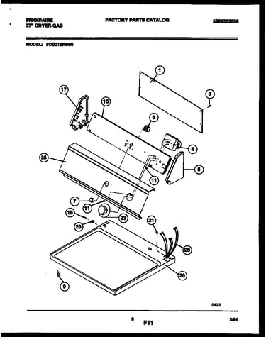 Console and control parts