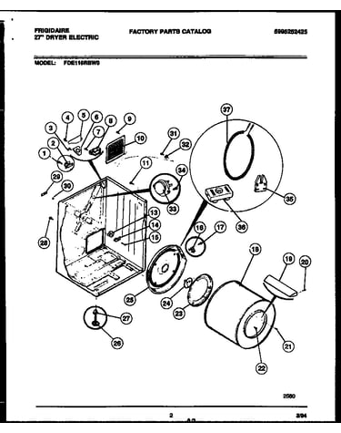 Cabinet and component parts