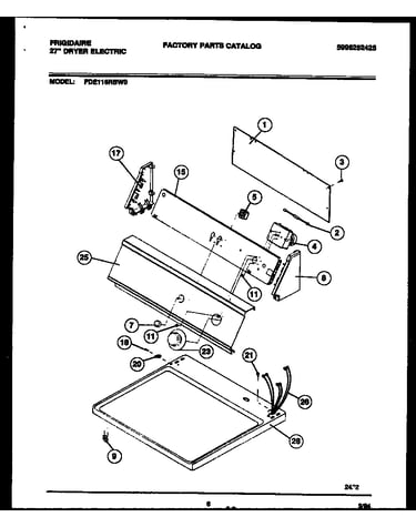 Console and control parts