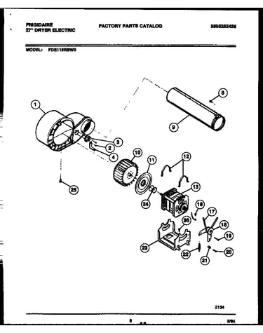 Blower and drive parts