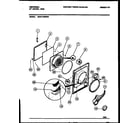 Universal/Multiflex (Frigidaire) MDG116RBW0 door parts diagram