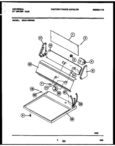 Console and control parts