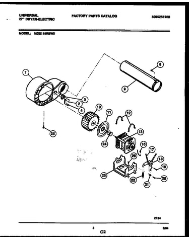 Blower and drive parts